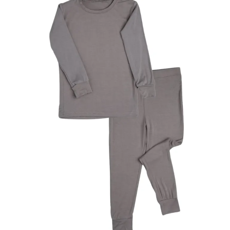2 Piece Long Sleeve Bamboo Set - Solids