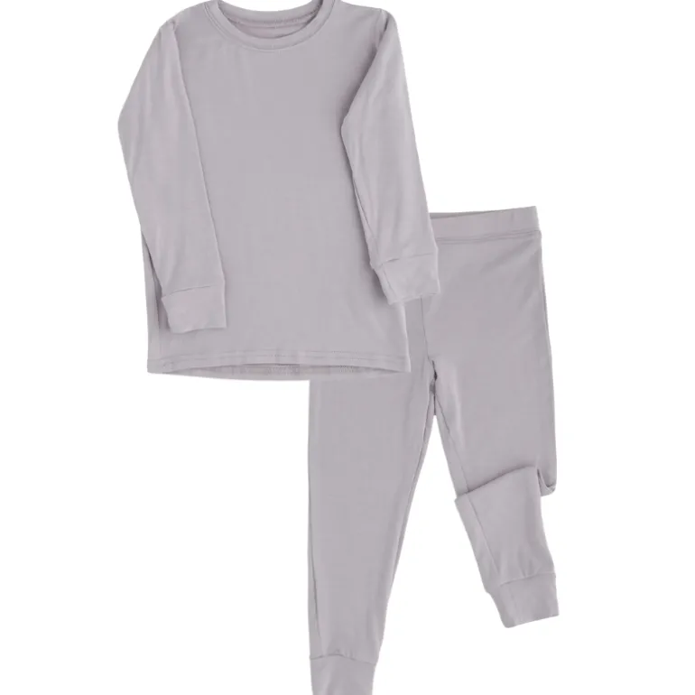 2 Piece Long Sleeve Bamboo Set - Solids