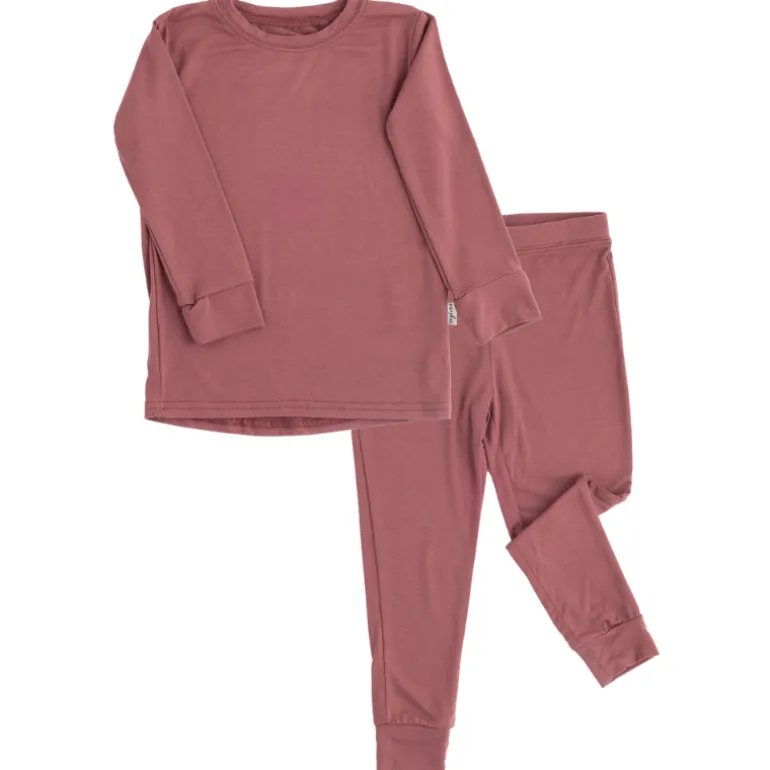 2 Piece Long Sleeve Bamboo Set - Solids