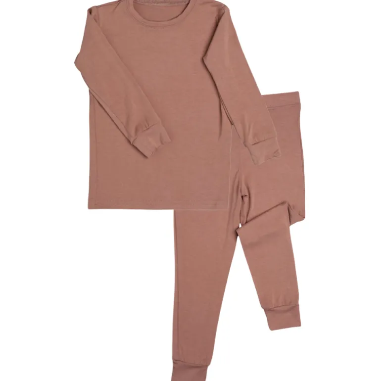 2 Piece Long Sleeve Bamboo Set - Solids
