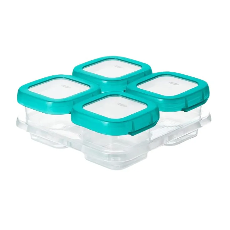 Baby Blocks Freezer Storage Containers - 4 oz