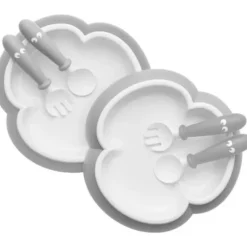 Baby Plate, Spoon and Fork - 2 sets