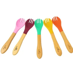 Bamboo Baby Forks - 5 Pack