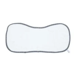 Bamboo Burp Cloth - White/Blue