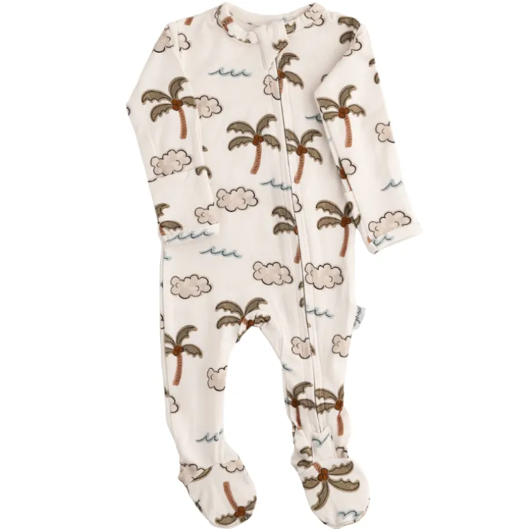 Bamboo Footed Sleepers - Spring Collection