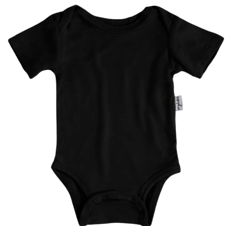 Bamboo Short Sleeve Bodysuits - Solids