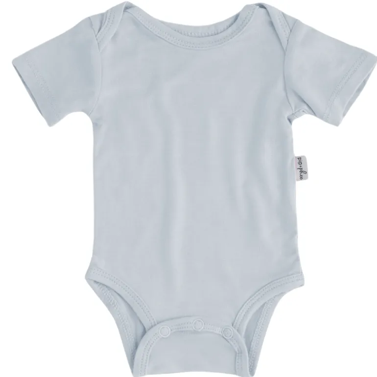 Bamboo Short Sleeve Bodysuits - Solids