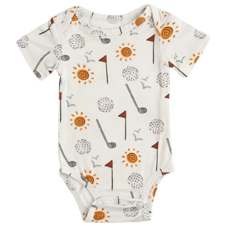 Bamboo Short Sleeve Bodysuits - Prints