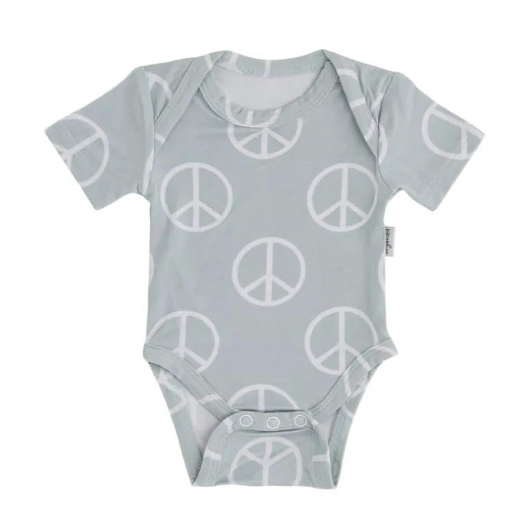 Bamboo Short Sleeve Bodysuits - Prints