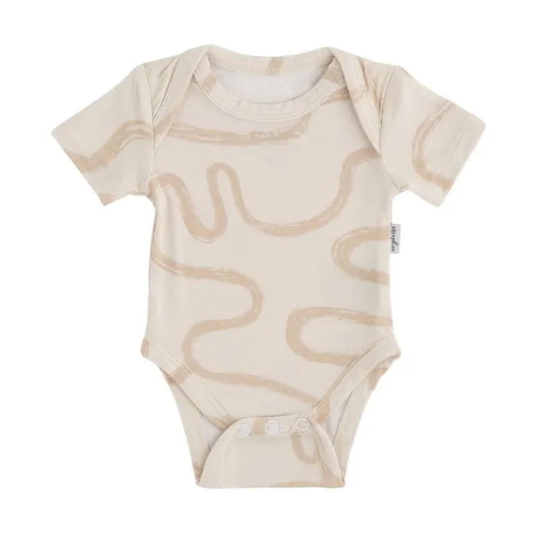 Bamboo Short Sleeve Bodysuits - Prints