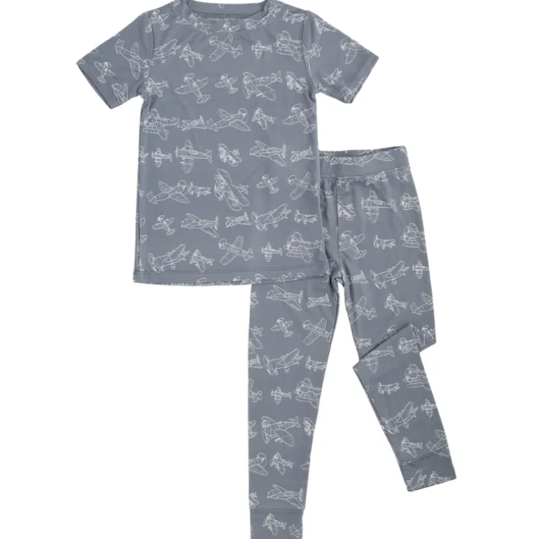 Bamboo Short Sleeve 2-Piece Pajama Set