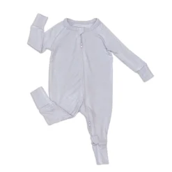 Bamboo Zippy Romper with Rollover Cuffs
