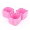 Bento Cups Square - Pink