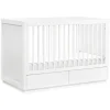 Bento 3-in-1 Convertible Storage Crib with Toddler Bed Conversion Kit