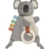 Bitzy Crinkle Sensory Crinkle Toy with Teether