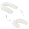 B.Love 2-in-1 Pregnancy & Breastfeeding Pillow - Off White Petals
