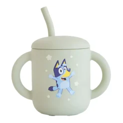 Bluey Silicone Training Cup + Straw