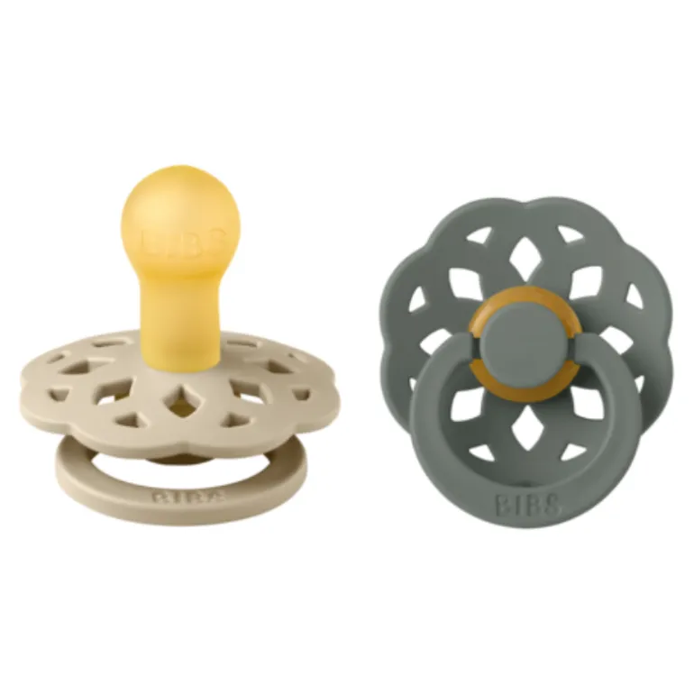 Boheme Natural Rubber Pacifier - 2 Pack