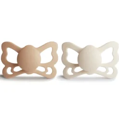 Butterfly Anatomical Silicone Pacifier 6-18 Months - 2 Pack