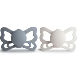 Butterfly Anatomical Silicone Pacifier 6-18 Months - 2 Pack
