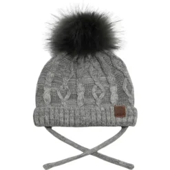 Cable Pom Hat
