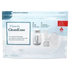 CleanEase Microwaveable Steam Sanitization Bags 7 Count