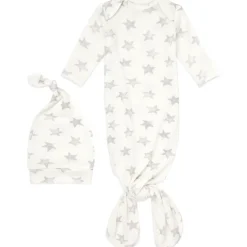 Comfort Knit Gown + Hat Set