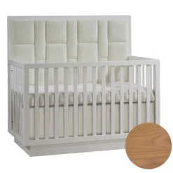 Como 5-in-1 Convertible Crib with Upholstered Panel