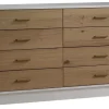Como Naturale 8-Drawer Double Dresser