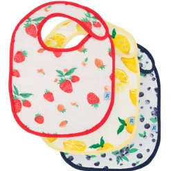 Cotton Muslin Classic Bibs - 3 Pack