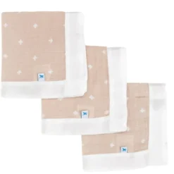 Cotton Muslin Security Blanket 3 Pack