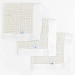 Cotton Muslin Security Blanket 3 Pack