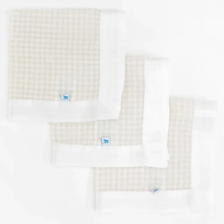 Cotton Muslin Security Blanket 3 Pack