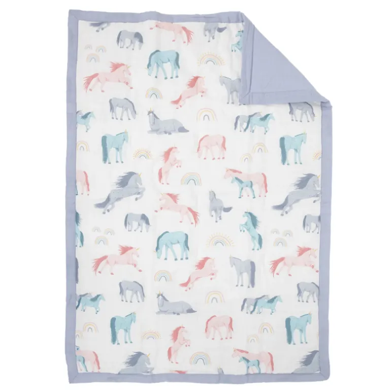 Cotton Muslin Toddler Comforter