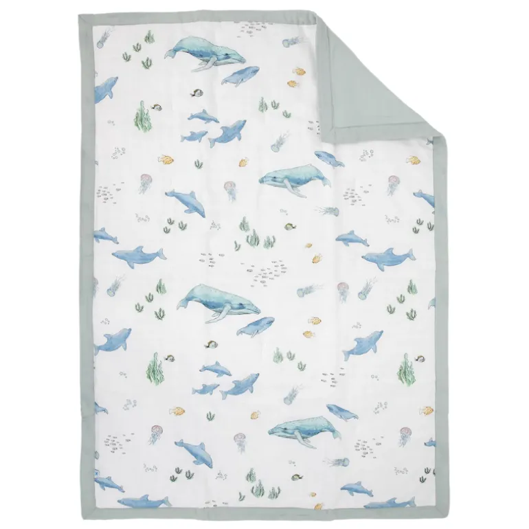 Cotton Muslin Toddler Comforter