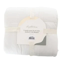 Cotton Quilted Crib Blanket