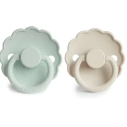 Daisy Silicone Pacifiers - 2 Pack