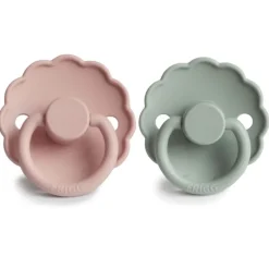 Daisy Silicone Pacifiers - 2 Pack