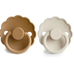 Daisy Silicone Pacifiers - 2 Pack