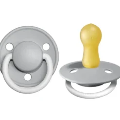 De Lux Natural Rubber Latex Pacifier - 2 Pack