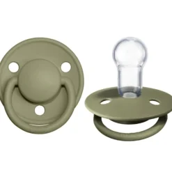 De Lux Silicone Natural Pacifier - 2 Pack
