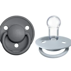 De Lux Silicone Natural Pacifier - 2 Pack