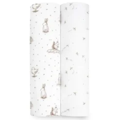 Essentials Silky Soft Muslin Swaddle - 2 Pack