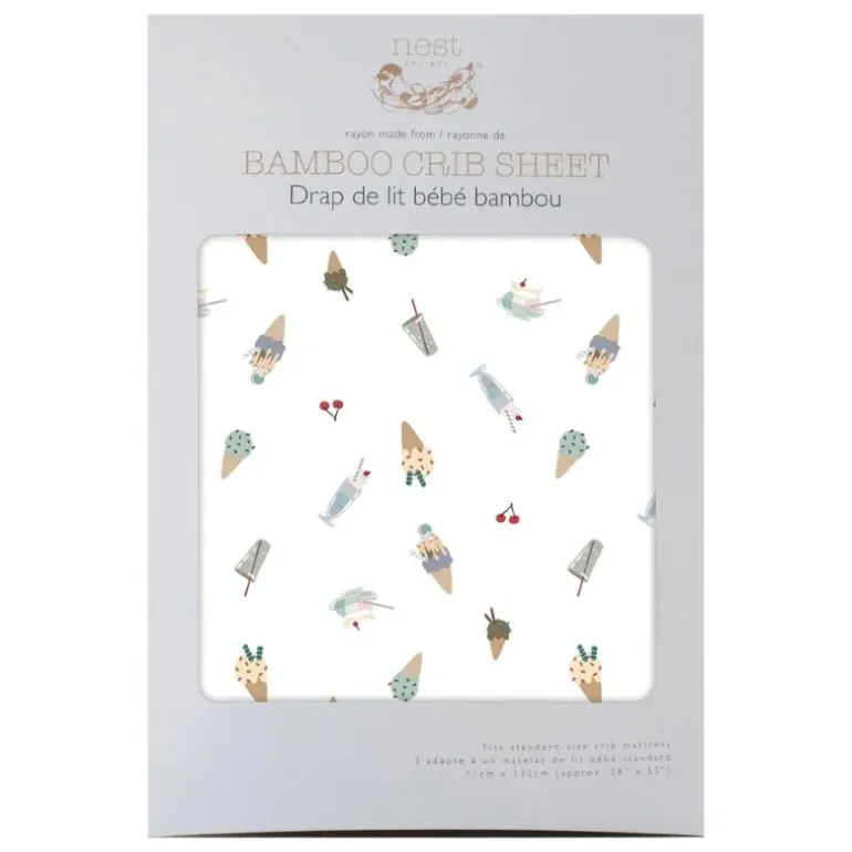 Fitted Bamboo Crib Sheet