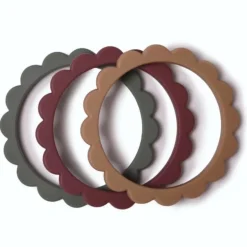 Flower Teething Bracelet - 3 Pack