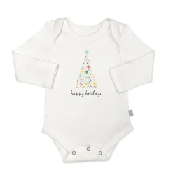 Holiday Graphic Long Sleeve Bodysuit
