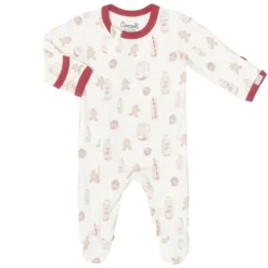 Holiday Modal Zipper Footies