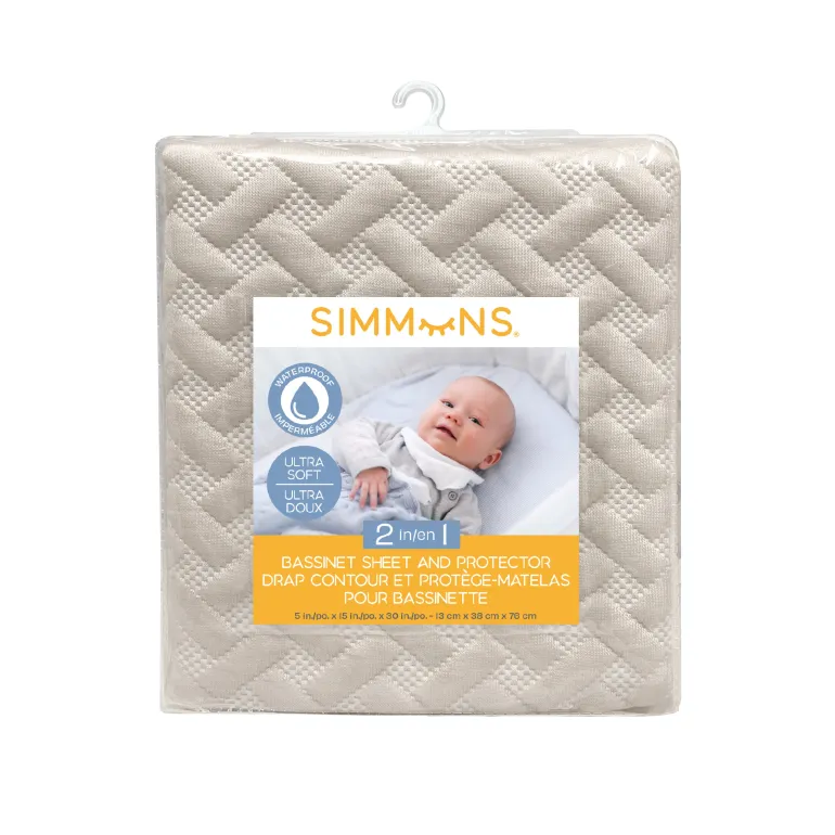 2-in-1 Bassinet Sheet and Protector