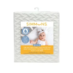 2-in-1 Crib Mattress Sheet and Protector
