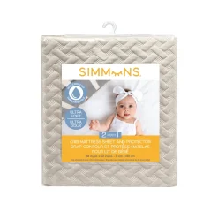 2-in-1 Crib Mattress Sheet and Protector